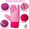 Kids Pink Gardening Tools Set, Garden Toys w/Metal Rake, Shovel, Trowel, Watering Can, Gloves, Tote Bag, Plant pots, DIY Bookmark Kits, Spring Summer Toy Outdoor Gift for Toddler Boy Girl